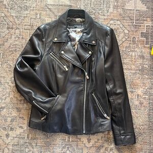 Wilsons Leather Dark brown Moto jacket sz XLG